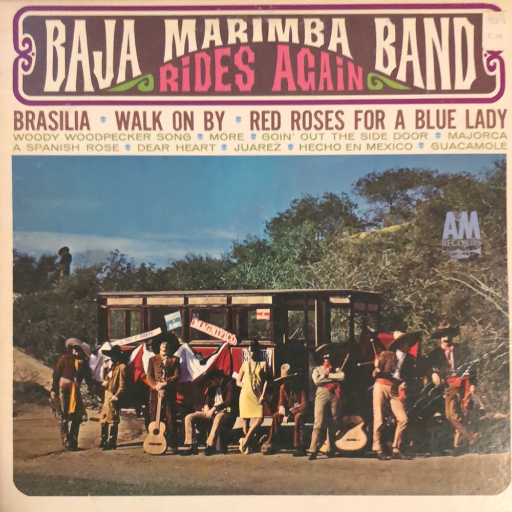 Baja Marimba Band Rides Again Vinyl Lp '65